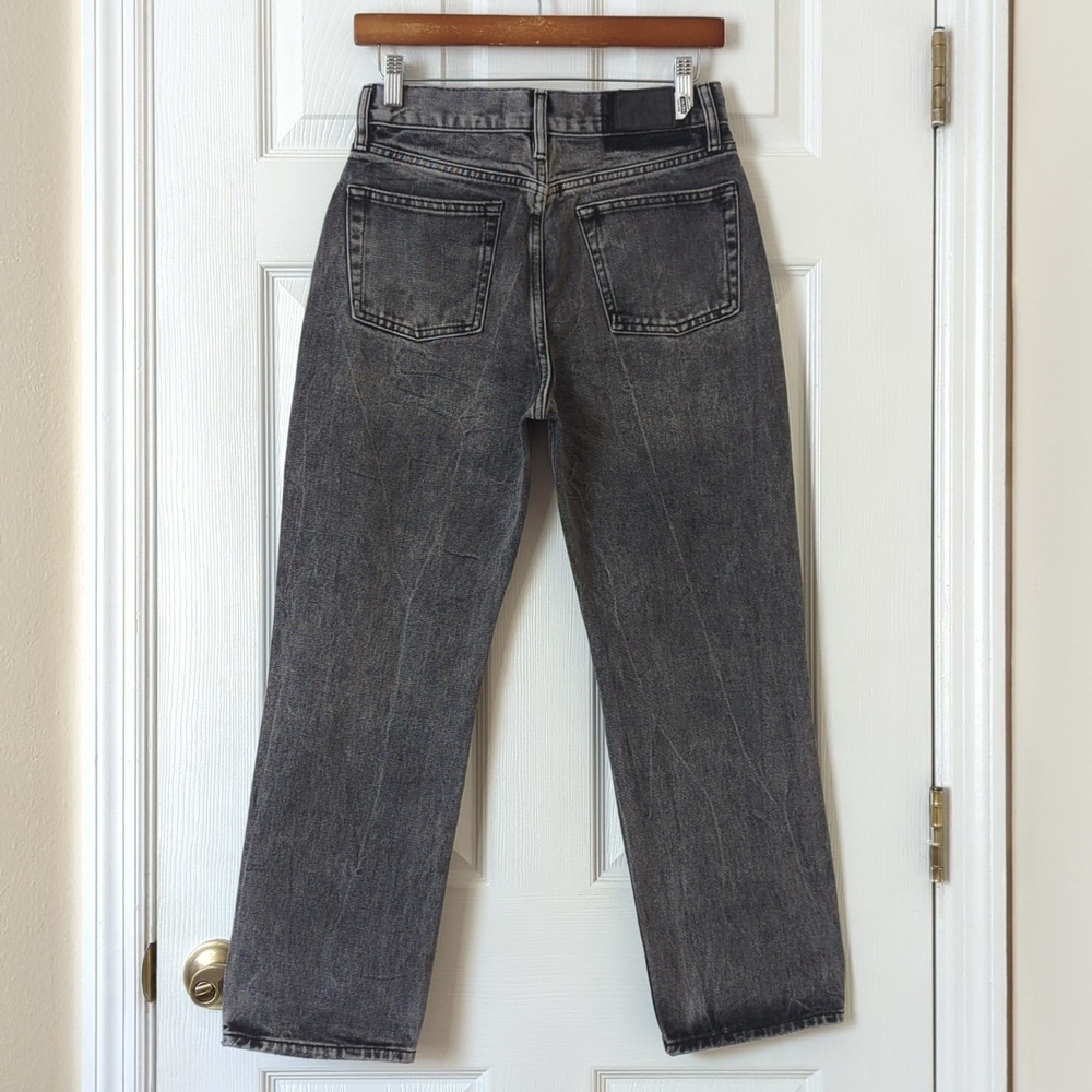Superdry Classic High Waisted Straight Leg Rigid Jeans Lenox Grey 26/30 - Picture 4 of 16